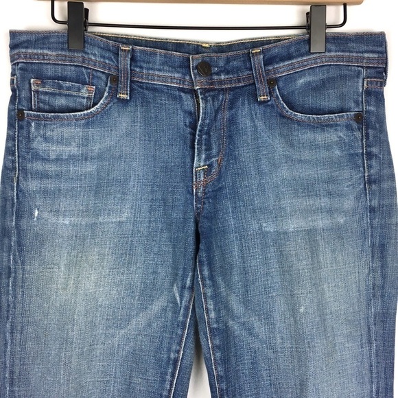 CITIZENS OF HUMANITY Jeans Low Waist Flare Ingrid #002 Stretch Denim Y2K Size 28 - Picture 2 of 14